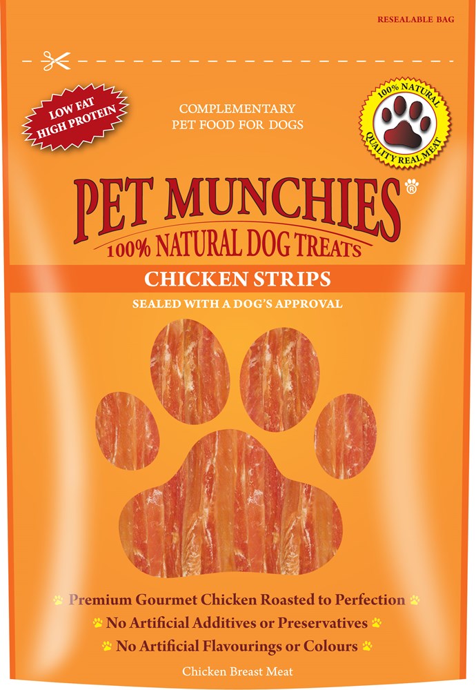 Pet Munchies Chicken Strips 90g