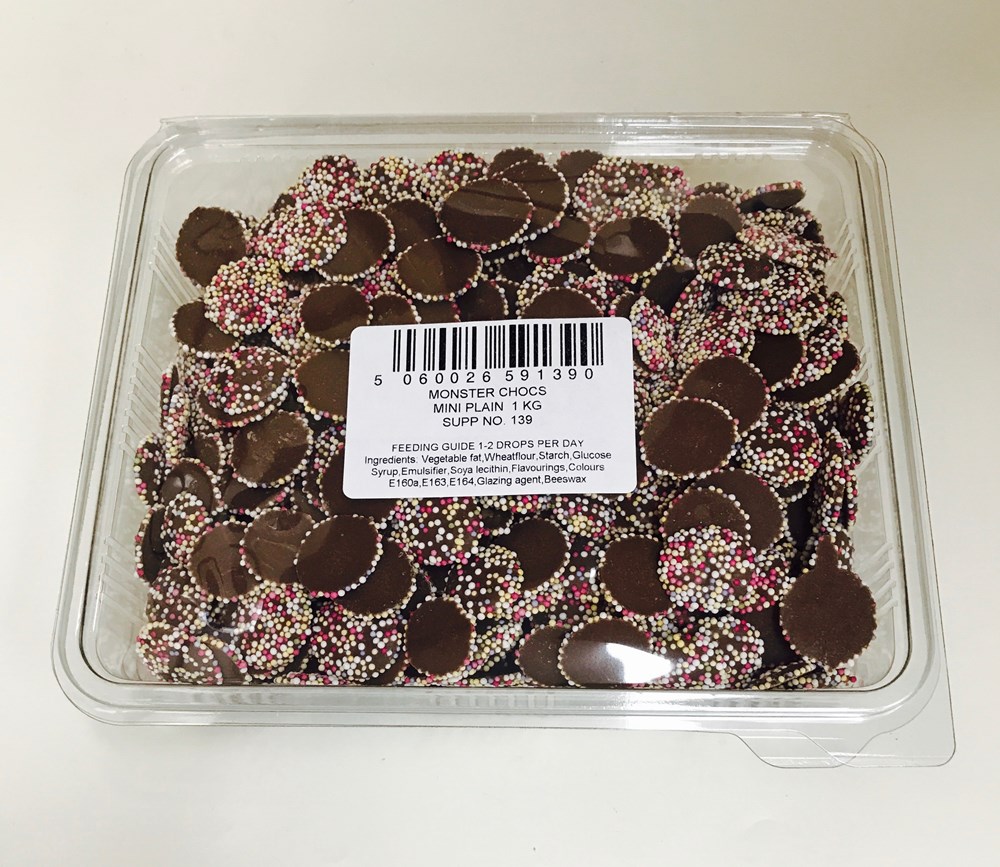 Plain Chocolate Mini Discs 1kg