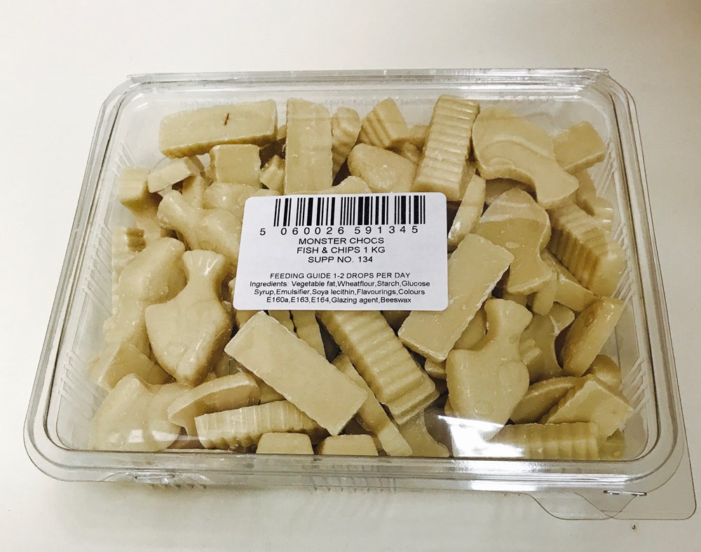 White Chocolate Fish and Chips 1kg