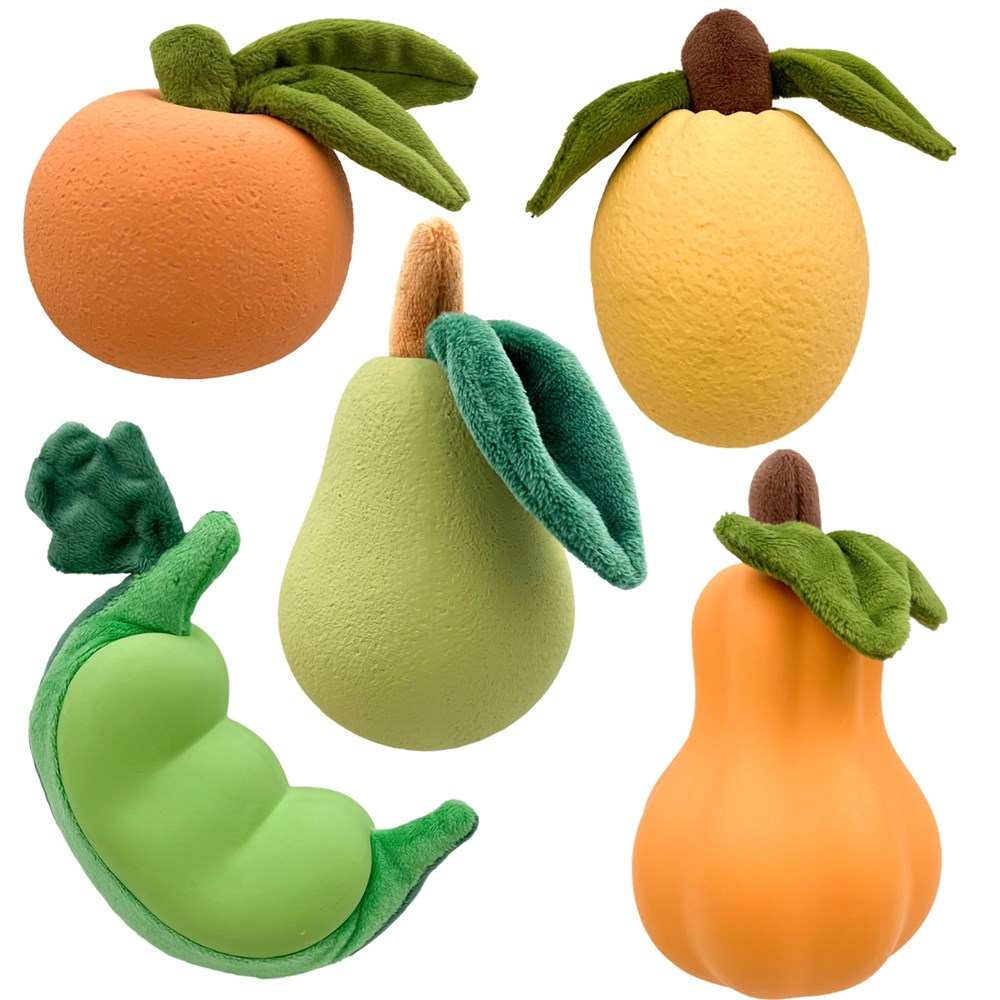 Hemmo Fruit/Vegetable Mixed Dog Toy