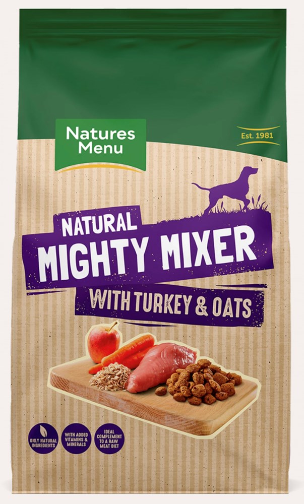 Natures Menu Mighty Mixer - Turkey & Oats 2kg