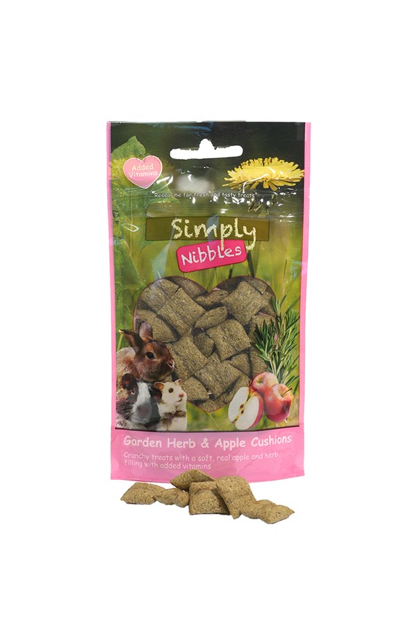 Simply Nibbles Garden Herb and Apple Cushions