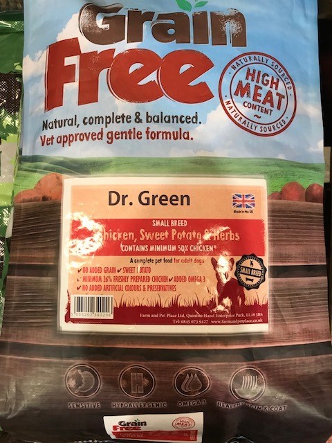 Dr Green Grain Free Dog Food Small Bite Chicken 6kg