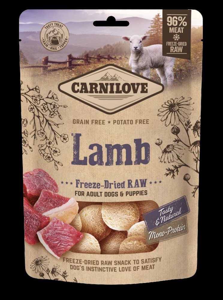 Carnilove Freeze-Dried Raw Dog Treats Lamb 60g [ERROR] 'category