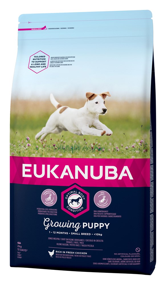 EUKGrowing Puppy Small Breed Chicken 2kg