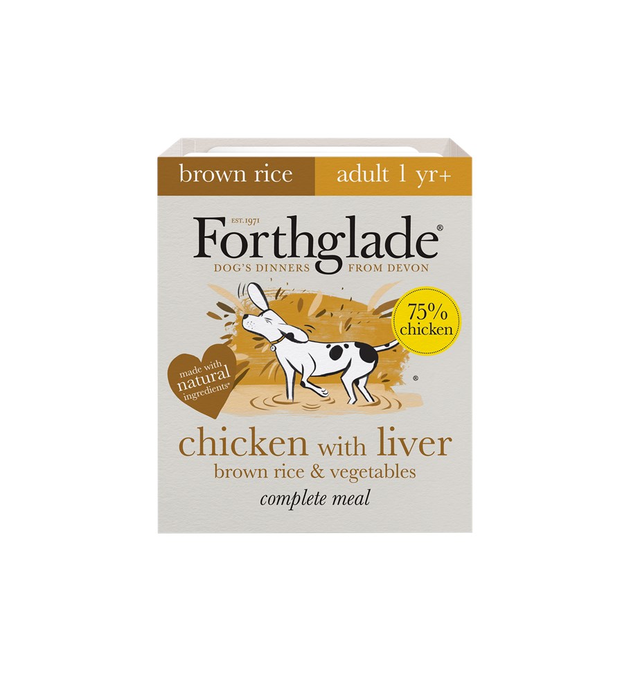 Forthglade Complete Adult Chicken & Brown Rice 395g
