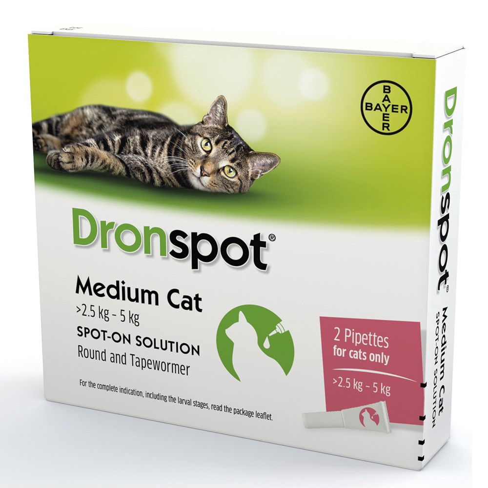 Dronspot Spot On for Medium Cats Cat Wormers Farm & Pet Place