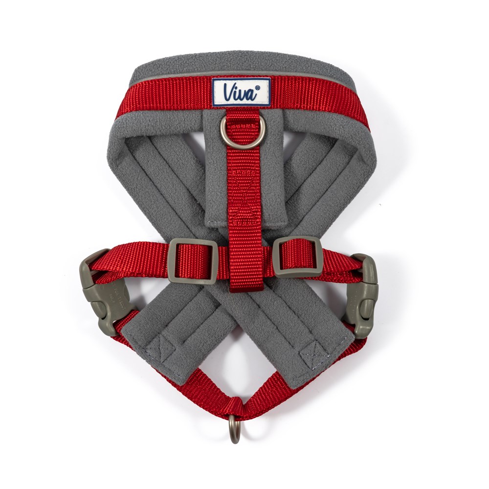 Ancol Viva Padded Harness Red - Small (36-42cm)