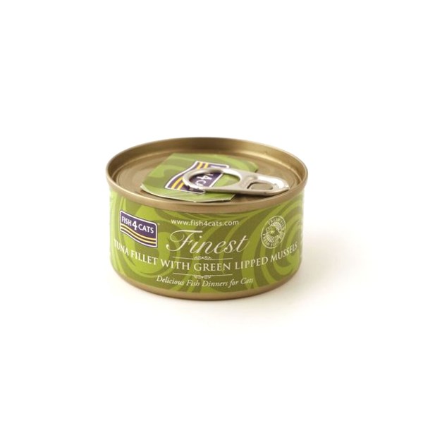 Fish4Cats Finest Tuna Fillet With Mussel 70g