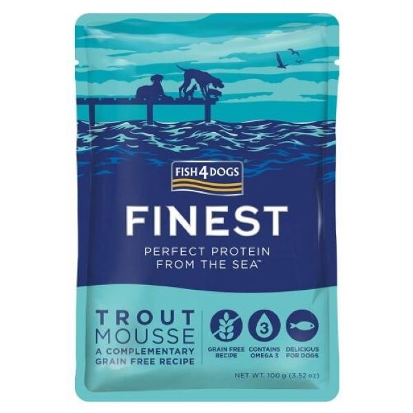 Fish4Dogs Finest Trout Mousse for Dogs 100g