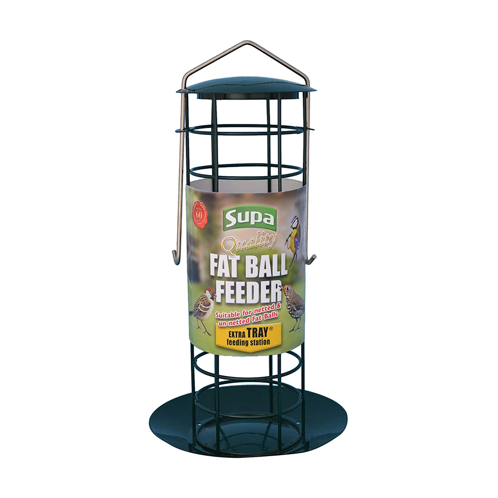 Supa Fat Ball Feeder with Tray to fit 4 Balls Small