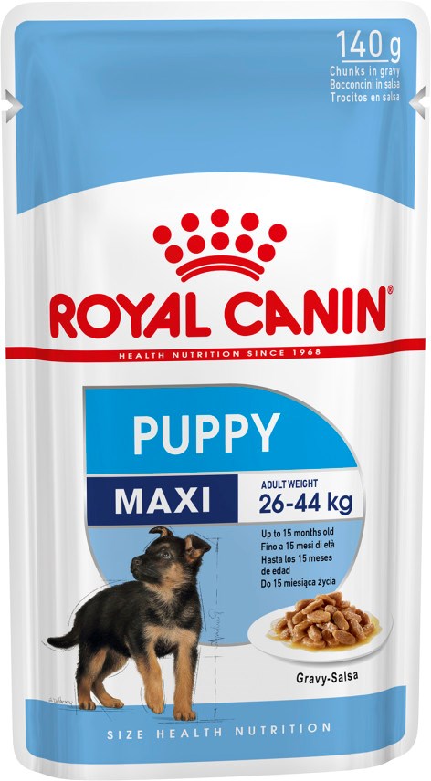 Royal Canin Puppy Maxi in Gravy - 140G x 10