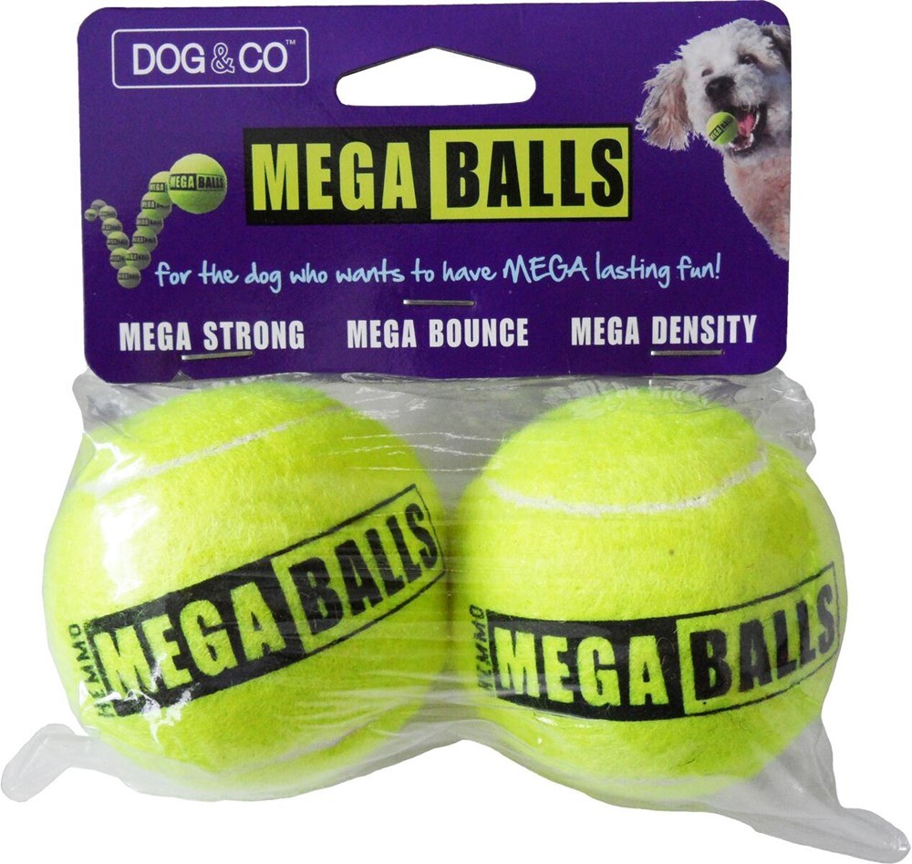 Mega Balls Yellow 6cm x 2