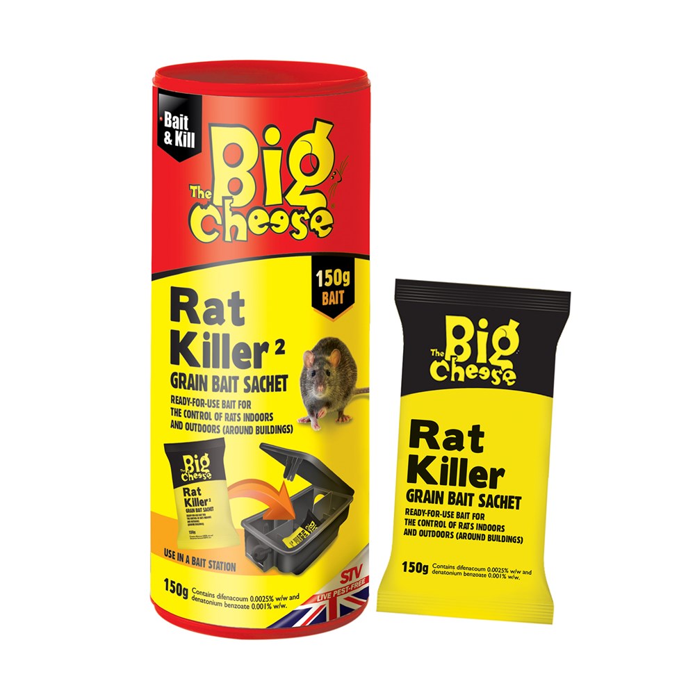 The Big Cheese Rat Killer II Grain Bait 150g