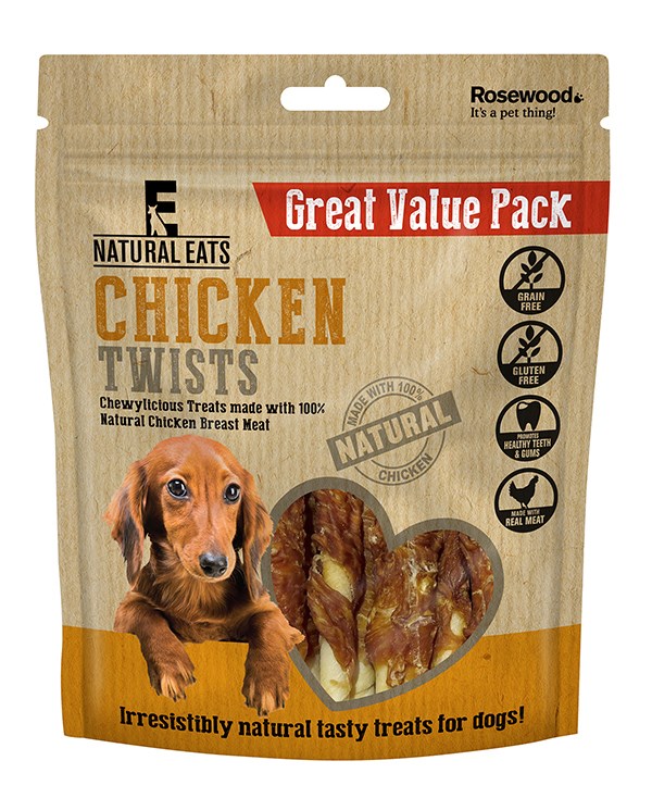 Natural Eats Chicken Twists for Dog 320g