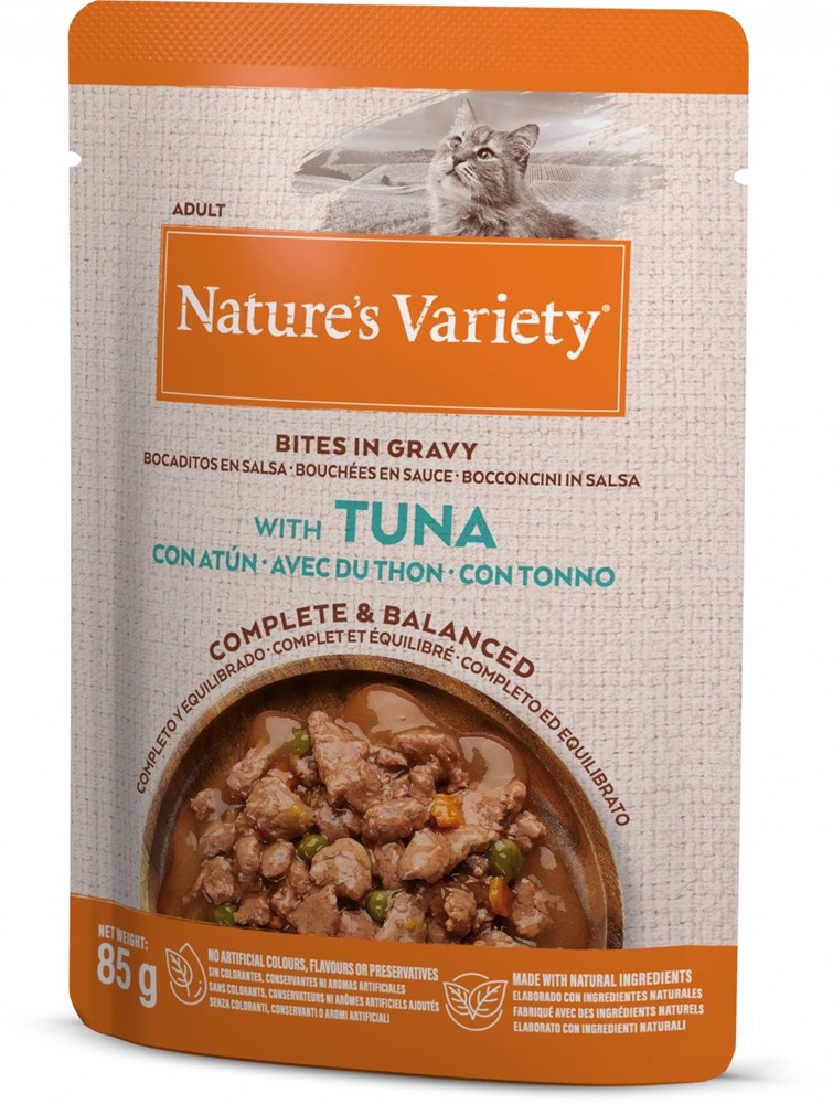 Natures Variety Cat Pouch Tuna 85gr x 22Pk