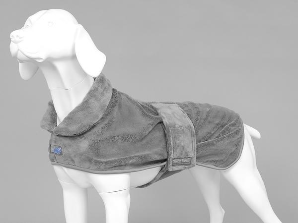 Muttmop Dog Drying Robe - XXSmall Grey