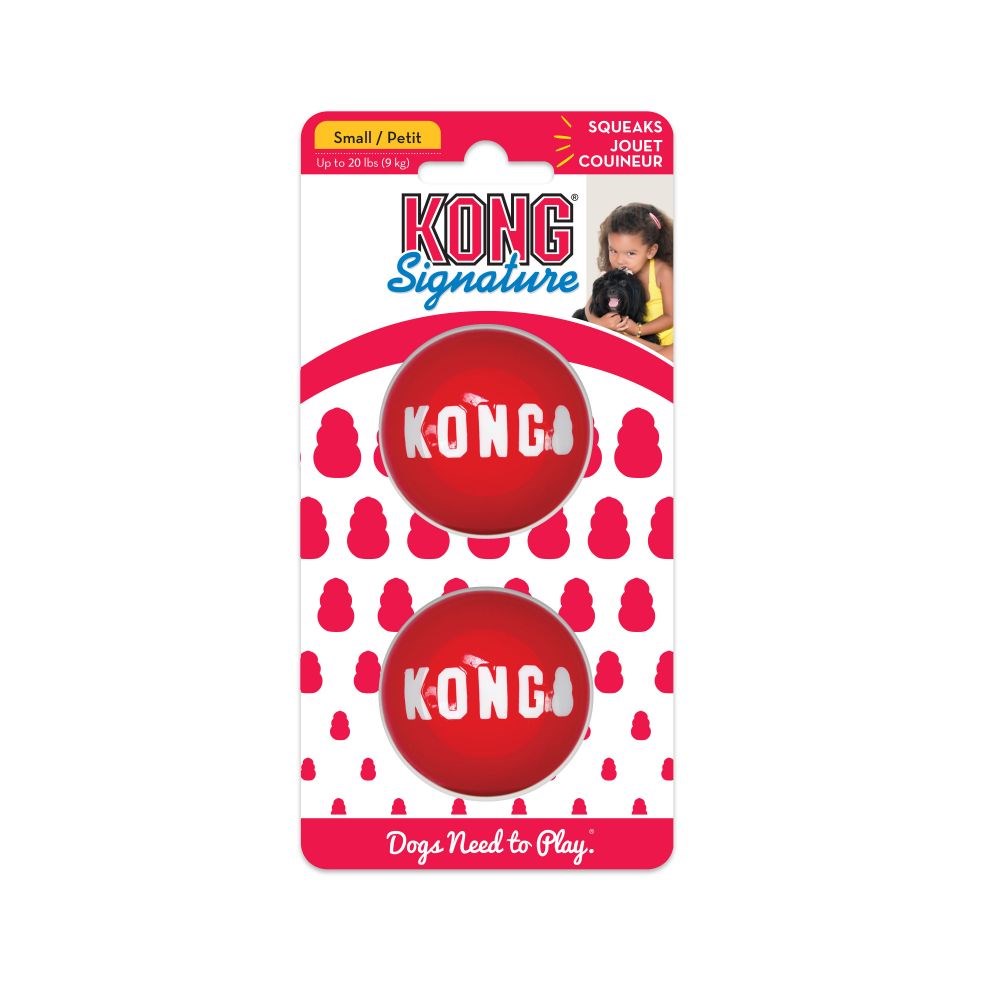 KONG Signature Balls 2 Pack Large