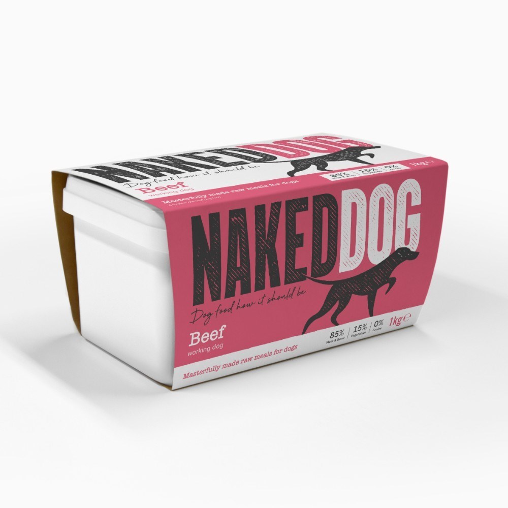 Naked Beef Working Dog 1kg