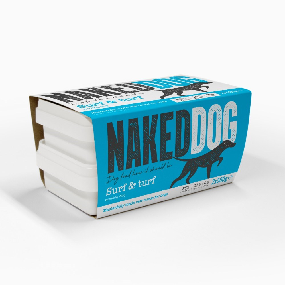Naked Surf & Turf Working Dog 2 x 500g