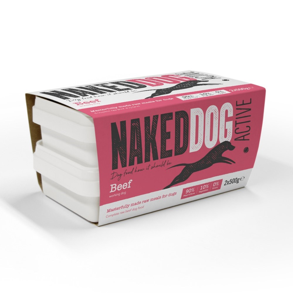 Naked Dog Active Beef 2 x 500g
