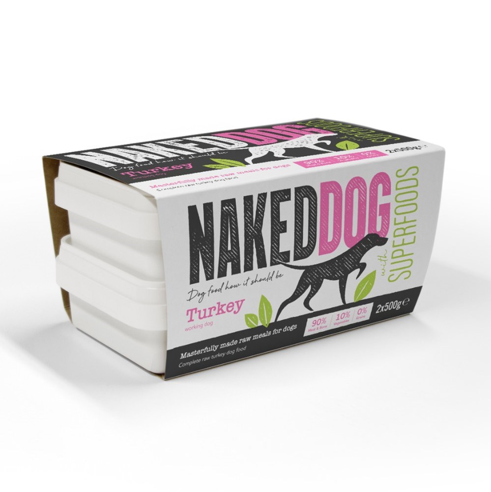 Naked Dog with Superfoods Turkey 2 x 500g