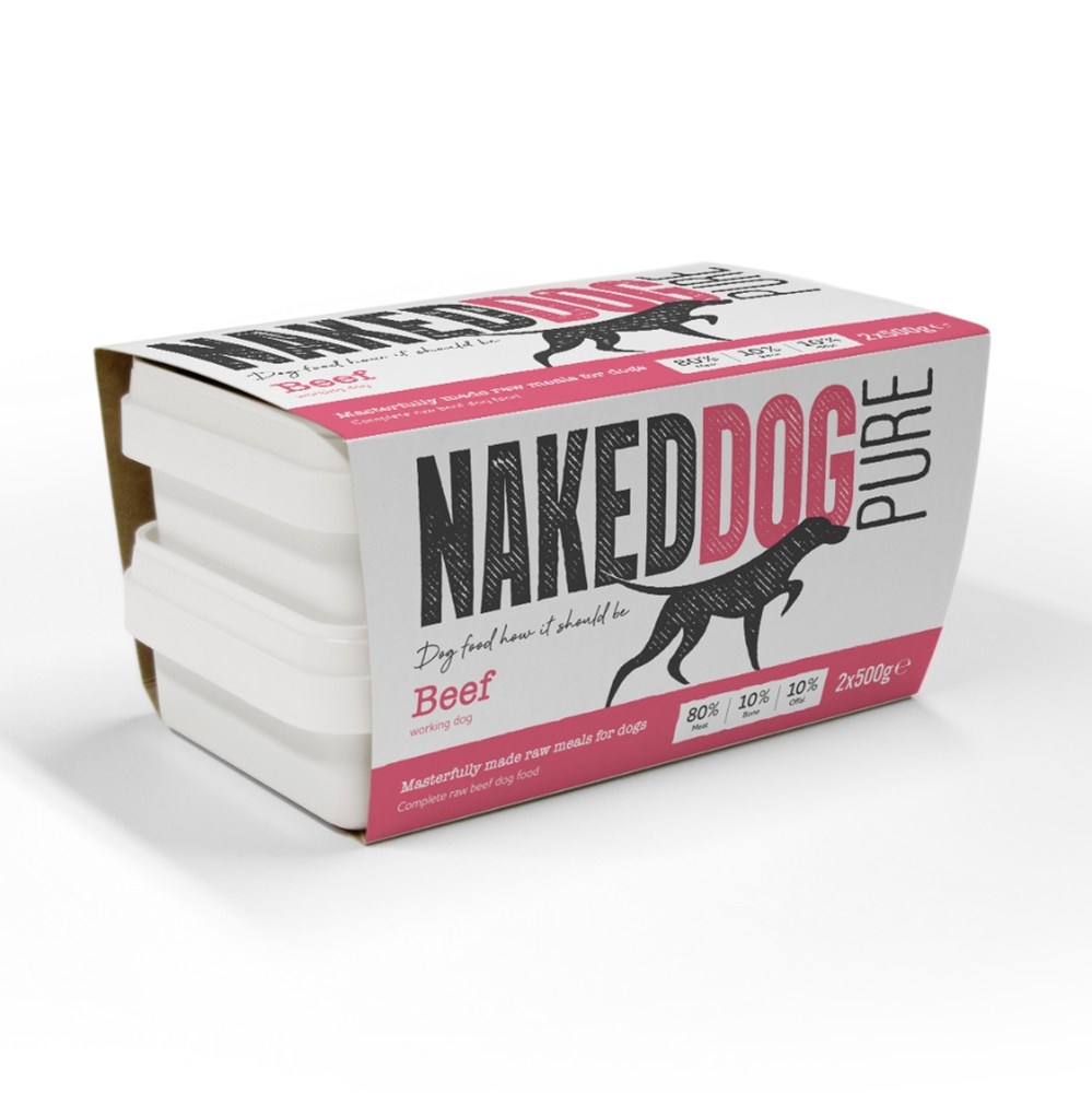 Naked Dog Pure Beef 2 x 500g