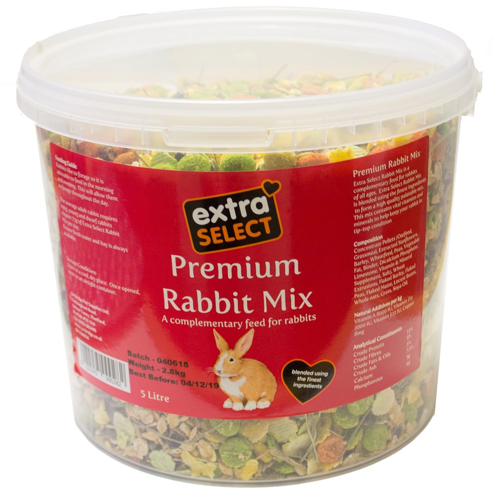 Extra Select Premium Rabbit Mix Bucket 5L