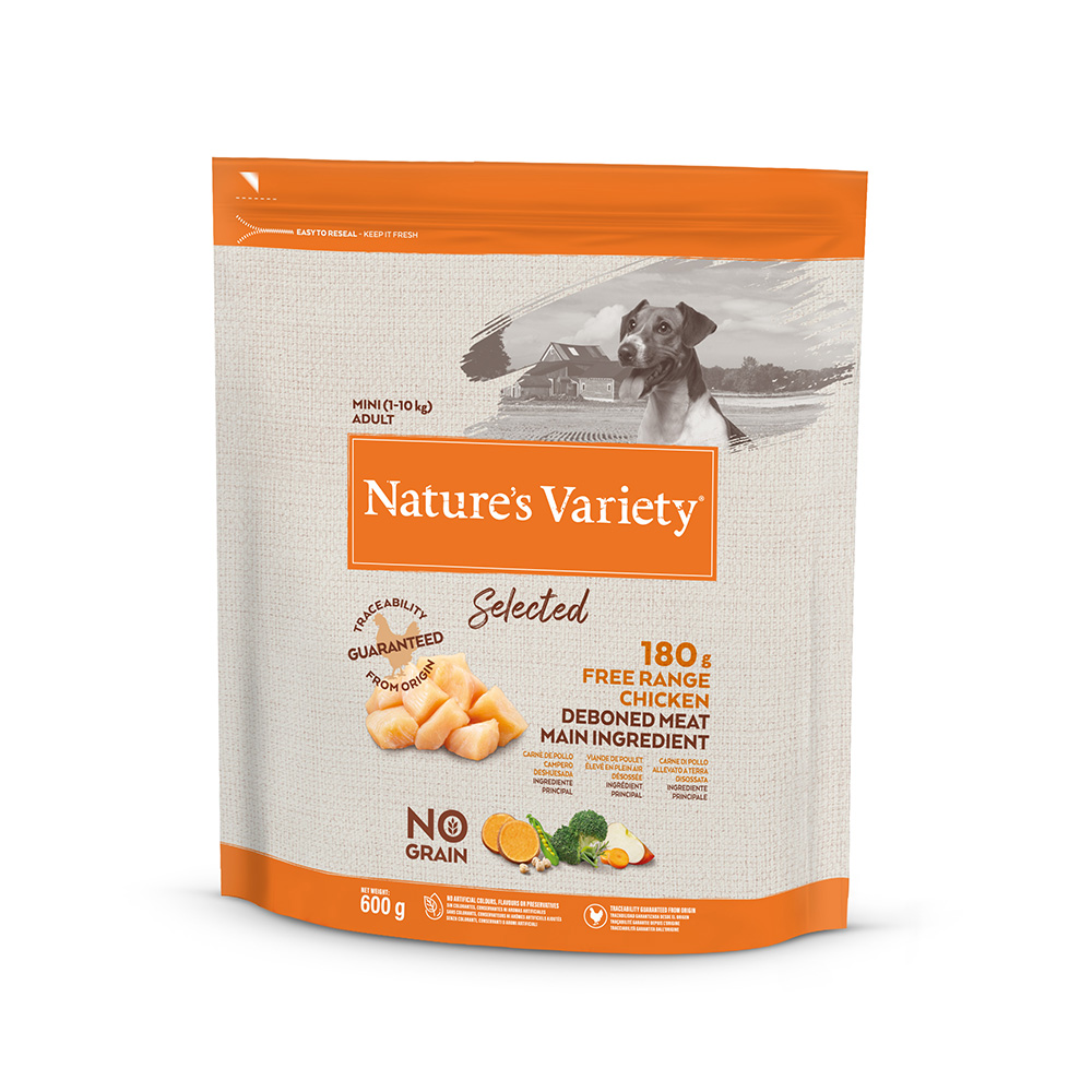 Nature's Variety Selected Dry Mini Adult Dog Free Range Chicken 600g