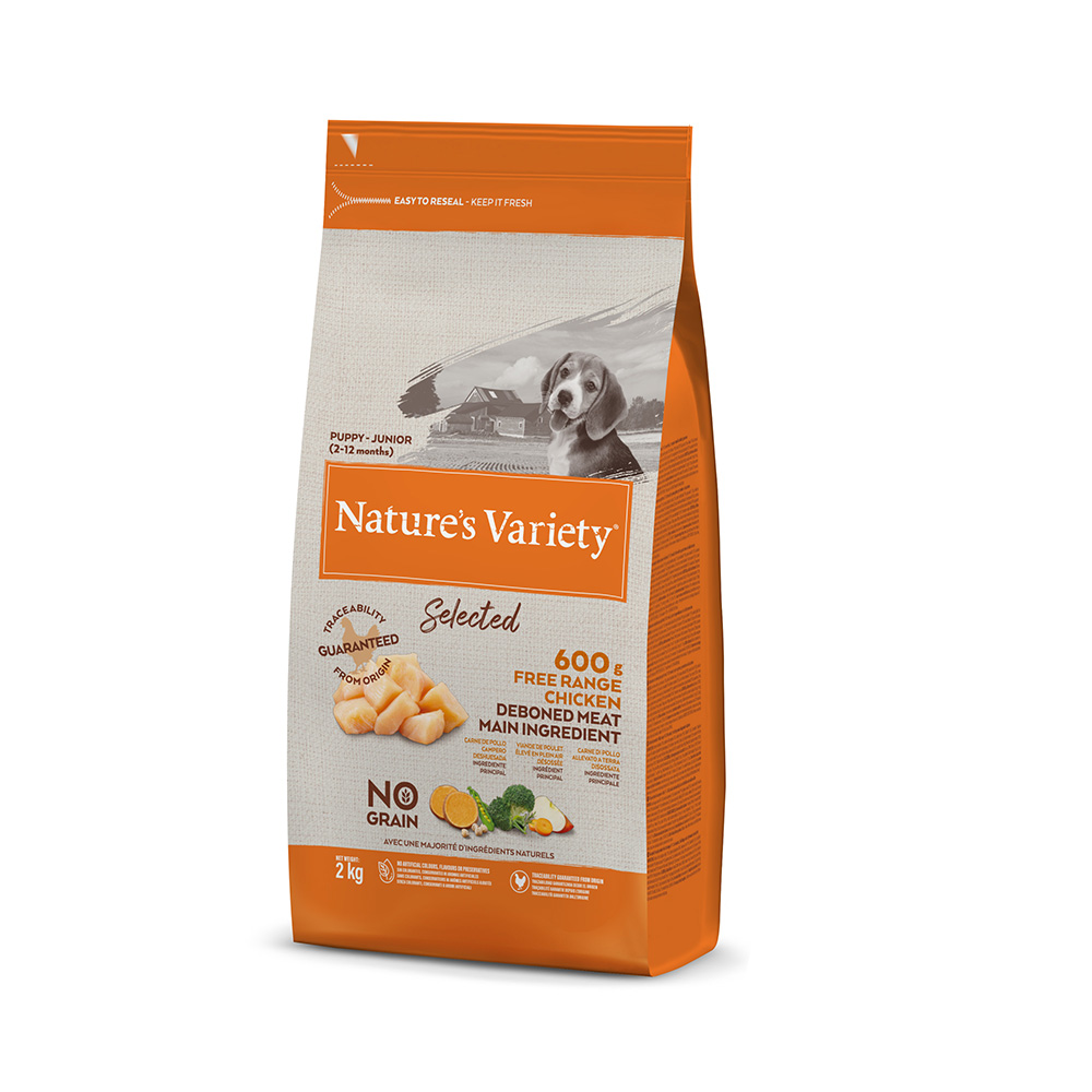 Nature's Variety Selected Dry Junior Dog Free Range Chicken 2kg