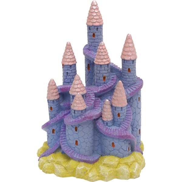 Rosewood Fantasy Castle Lilac/Pink 9cm x 8cm x 13cm