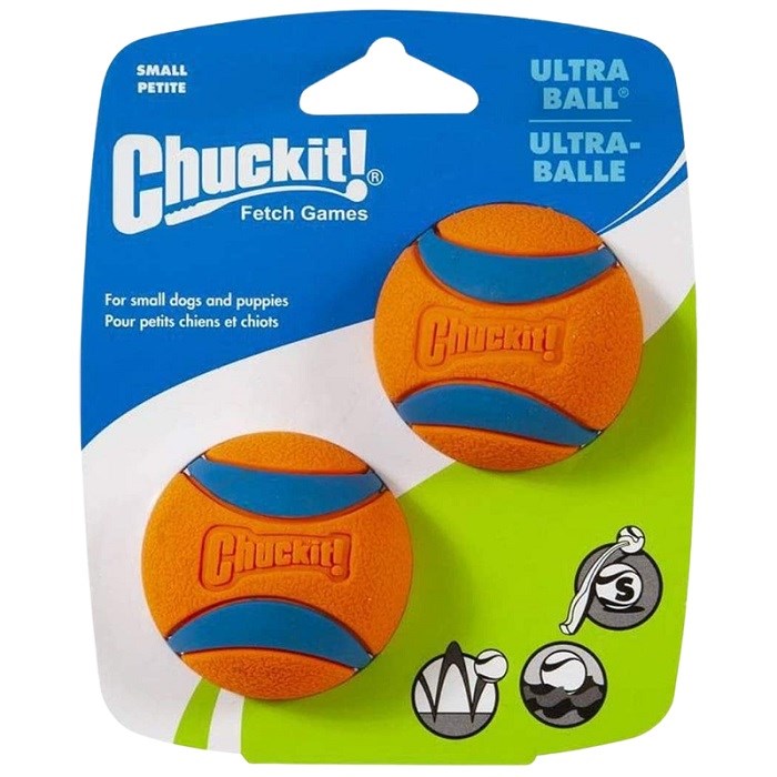 Chuckit Ultra Squeaker Ball Small (2Pk)