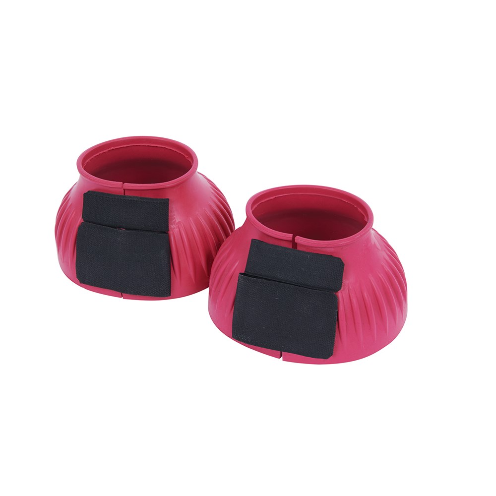 Saxon Ribbed Touch Tape Bell Boot Cob Pink