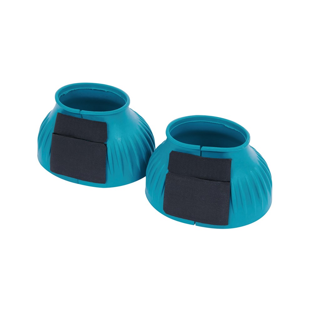 Saxon Ribbed Touch Tape Bell Boot Pony Turquoise