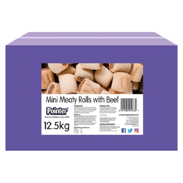 Pointers Mini Meaty Rolls 12.5kg