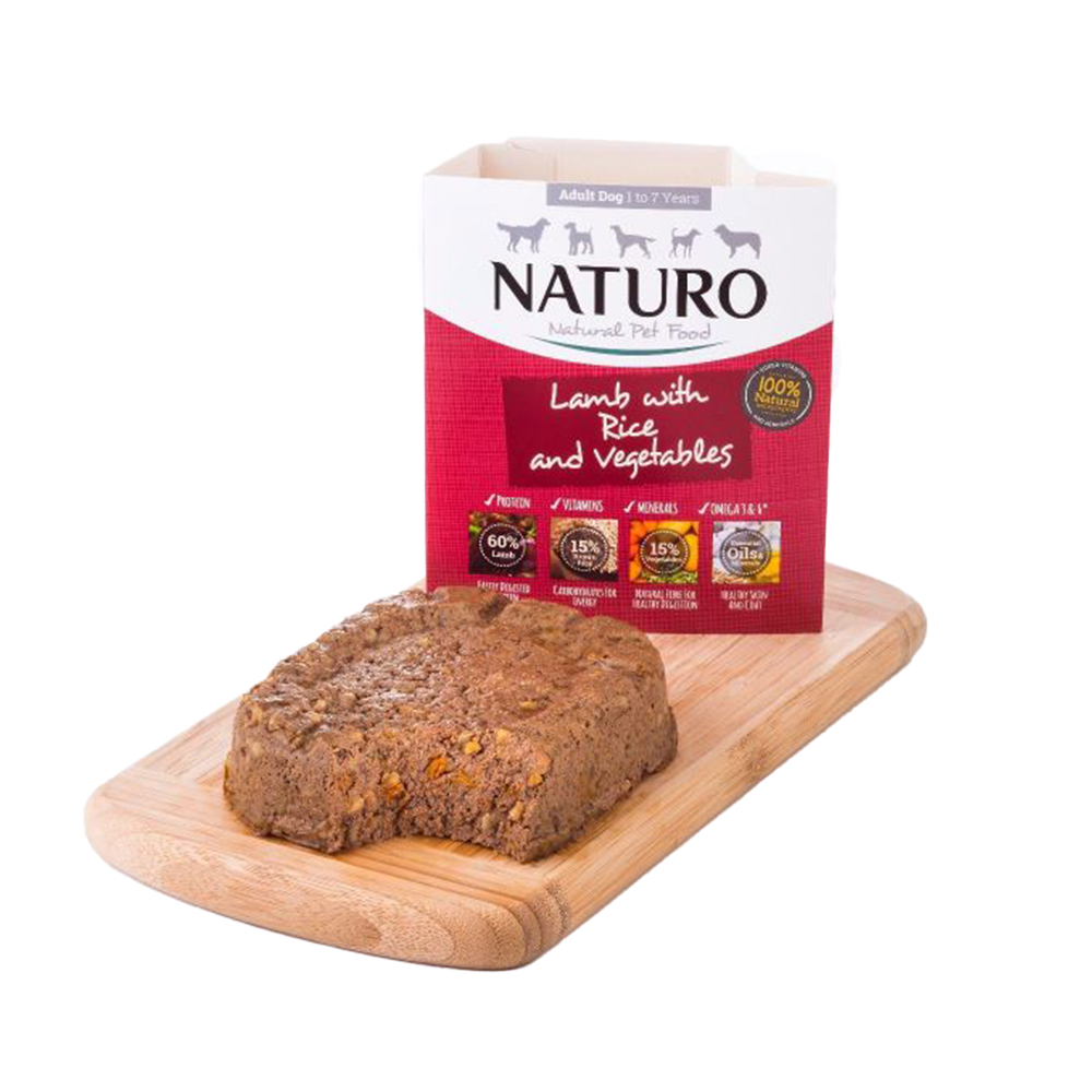 Naturo Adult Dog Lamb with Rice and Vegetables 400g