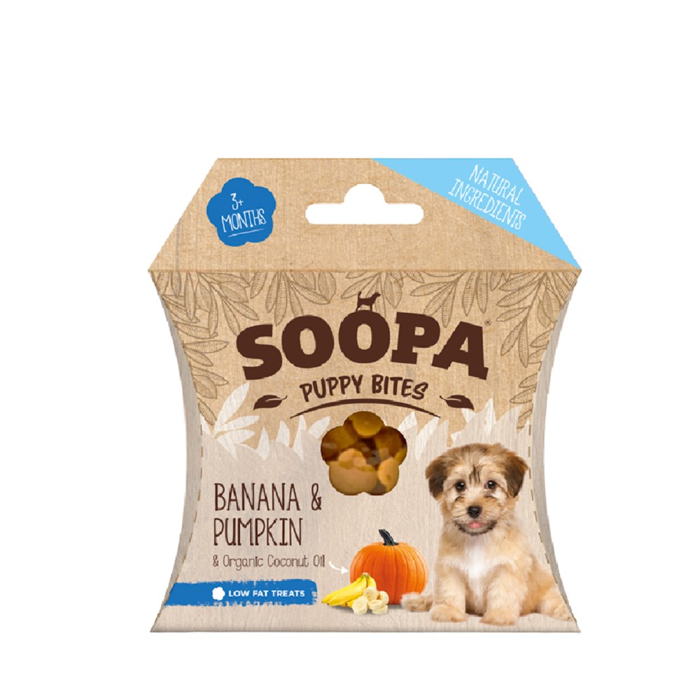 Soopa Puppy Healthy Training Bites Banana & Pumpkin 50g