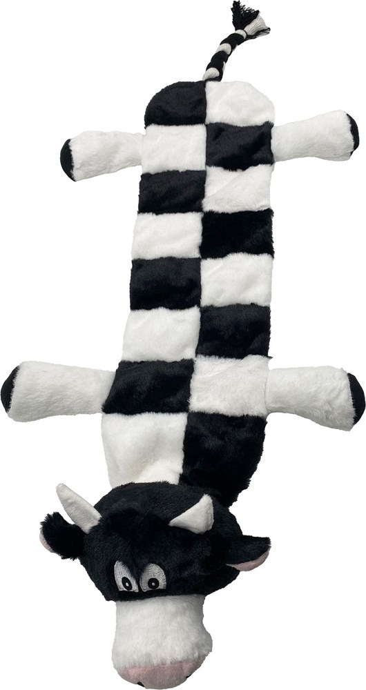 Plush cow with 16 squeakers