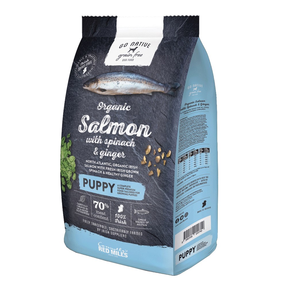 Go Native Puppy Salmon with Spinach & Ginger 800g