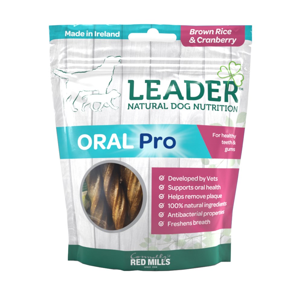Leader Oral Pro Dental Sticks - Brown Rice and Cranberry Flavour 130g