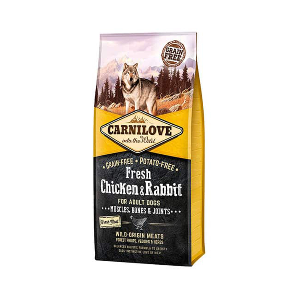 Carnilove Fresh Chicken & Rabbit Adult 12kg