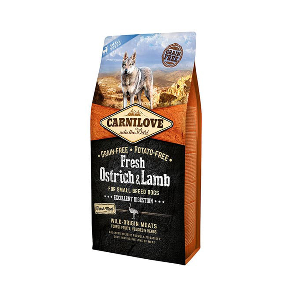 Carnilove Fresh Ostrich & Lamb Small Breed Adult 6kg