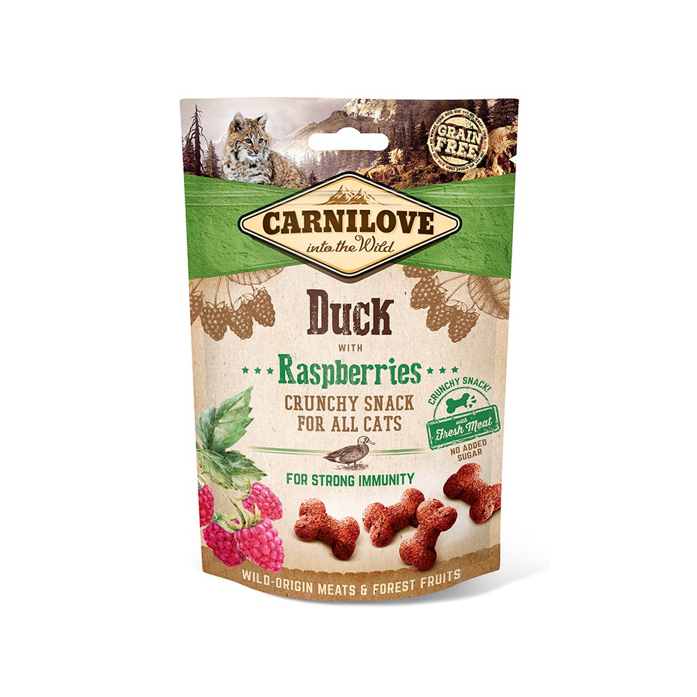 Carnilove Duck with Raspberries Cat Treat 50g