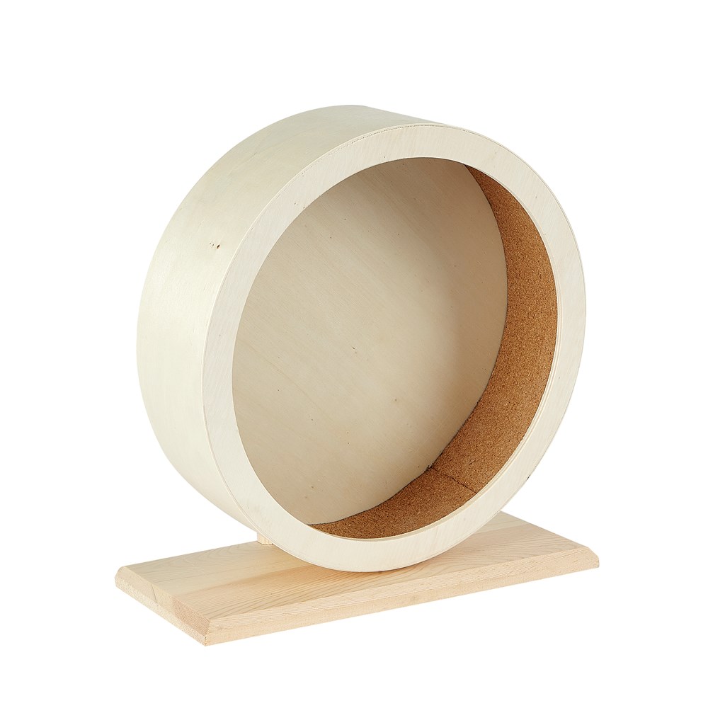 Wooden exercise wheel small