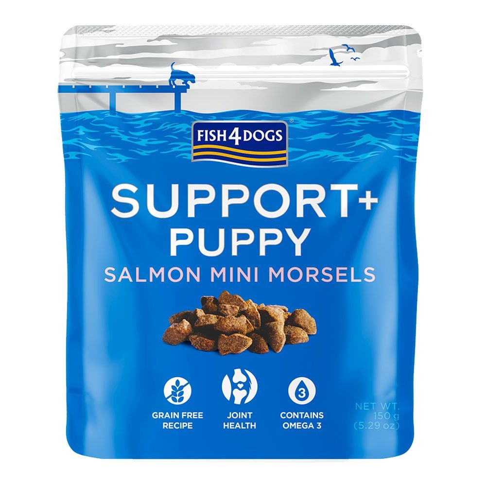 Fish 4 Dogs Support+ Puppy Joint Health Salmon Morsels 150g