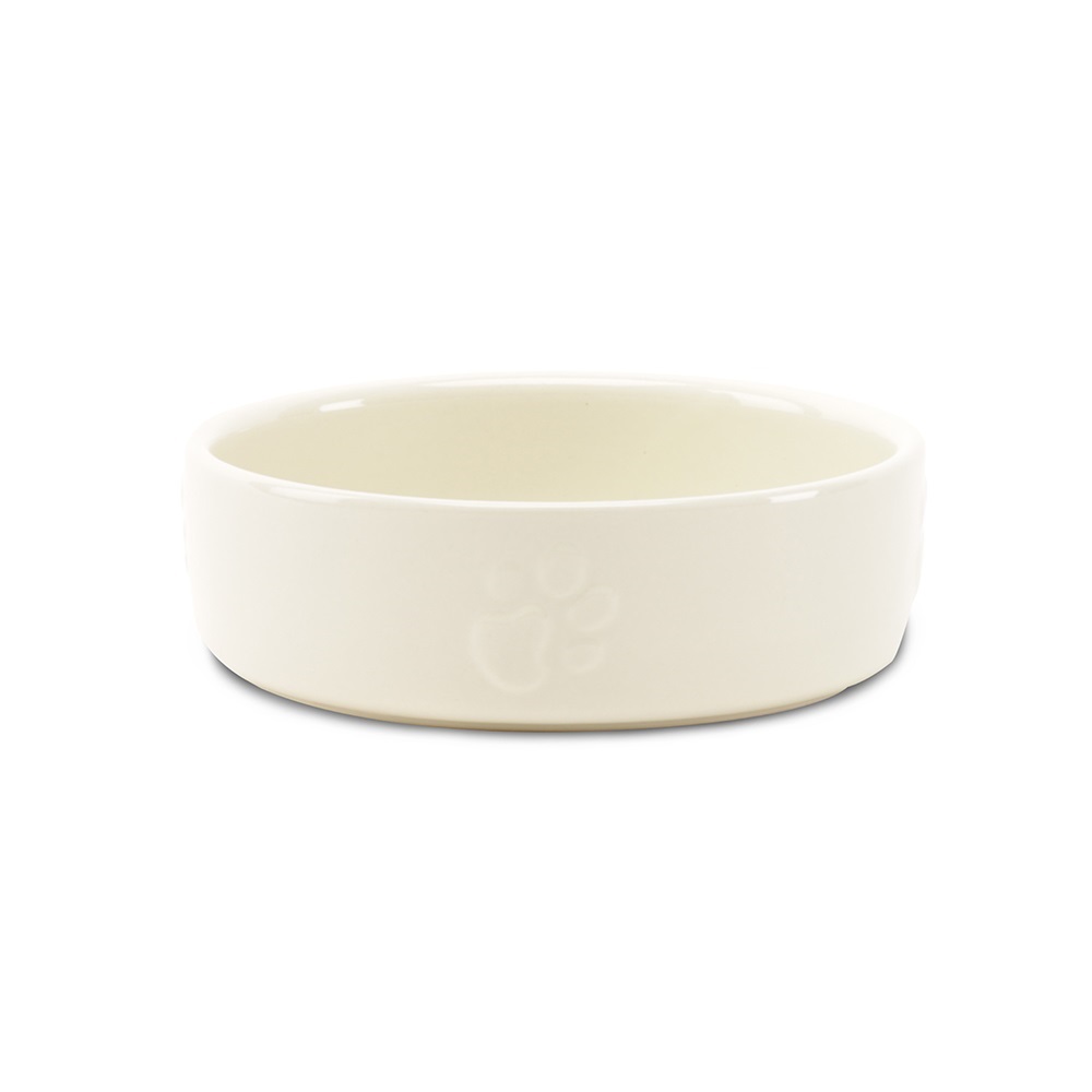 Scruffs Icon Food Bowl Cream - 13cm