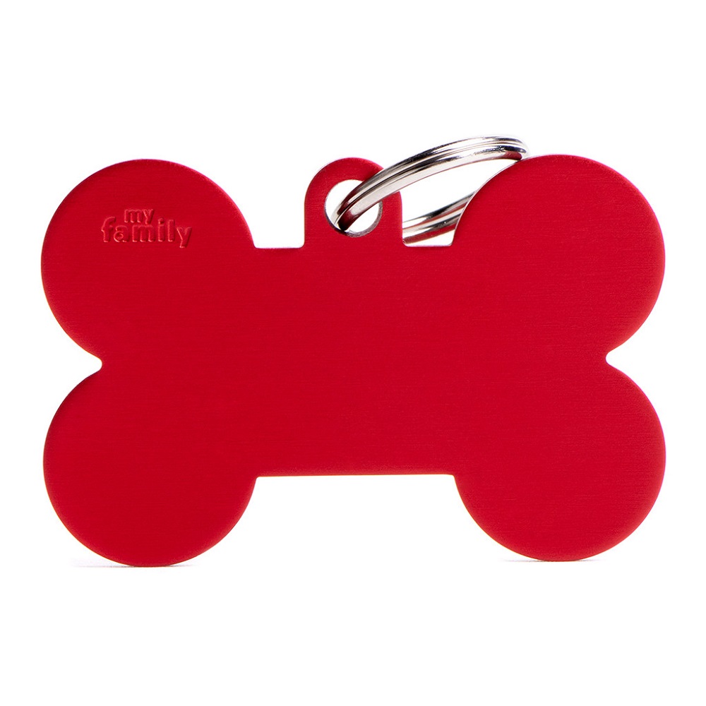 My Family Pet Tag - Red Bone X-Large