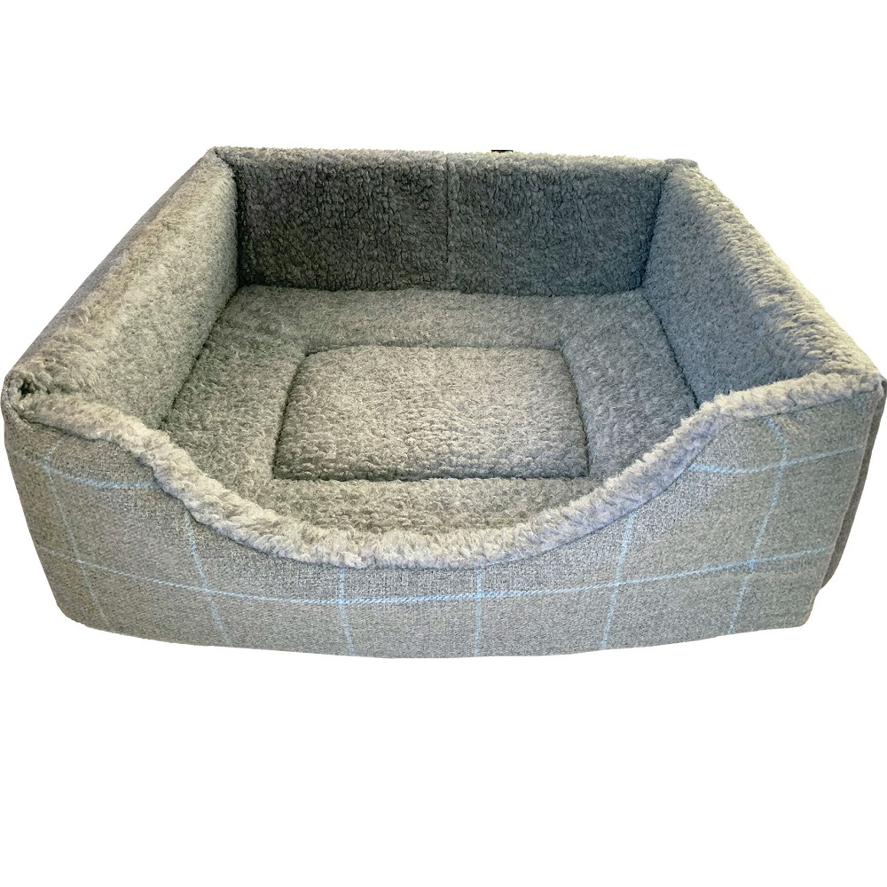 Rectangle High Sided Bed Grey - Large