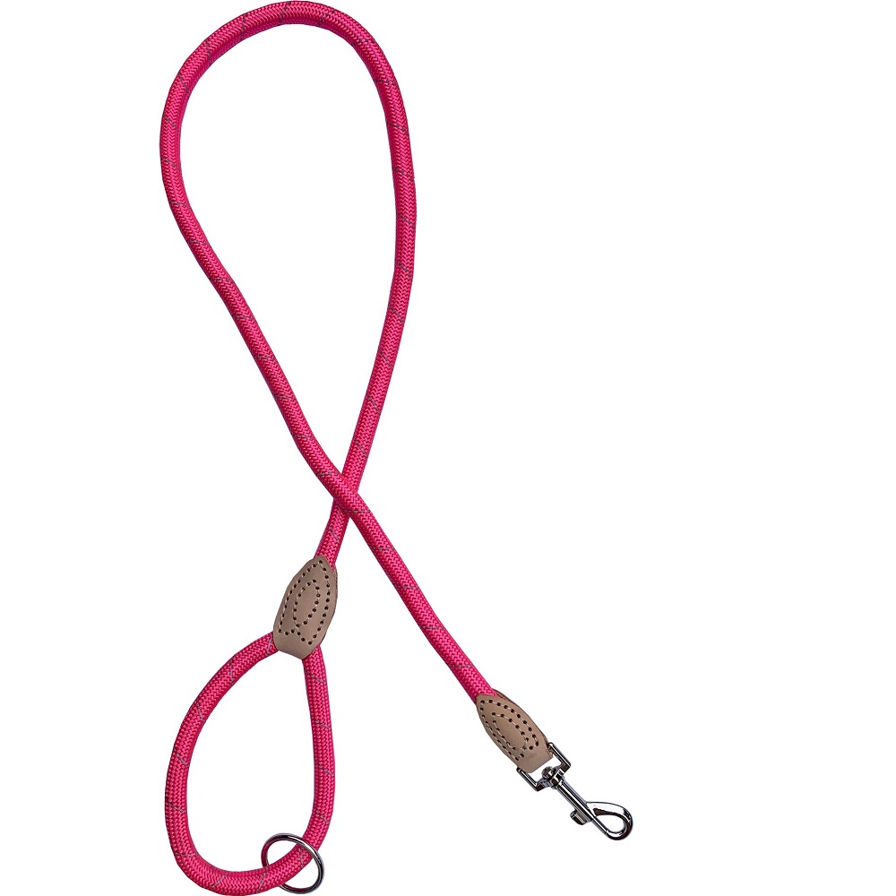 Pink rope 2024 dog lead