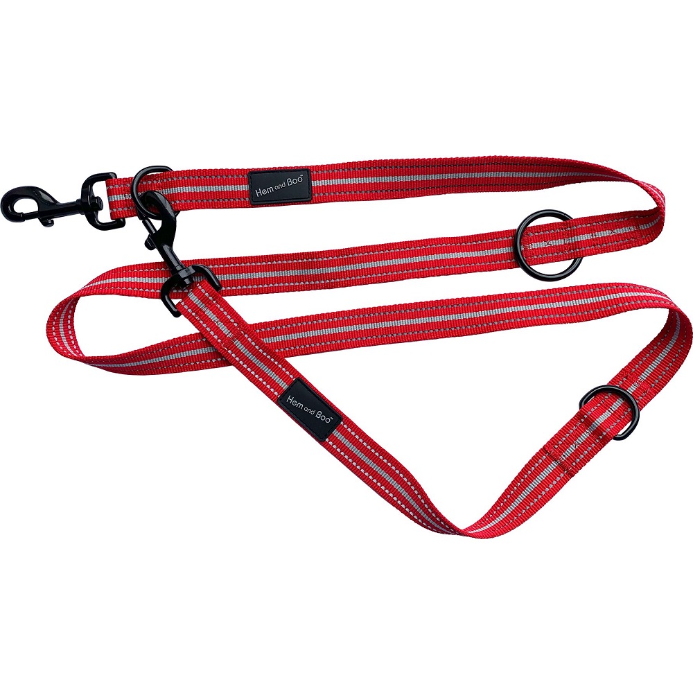 Training Double Ended Padded Sports Lead - Red